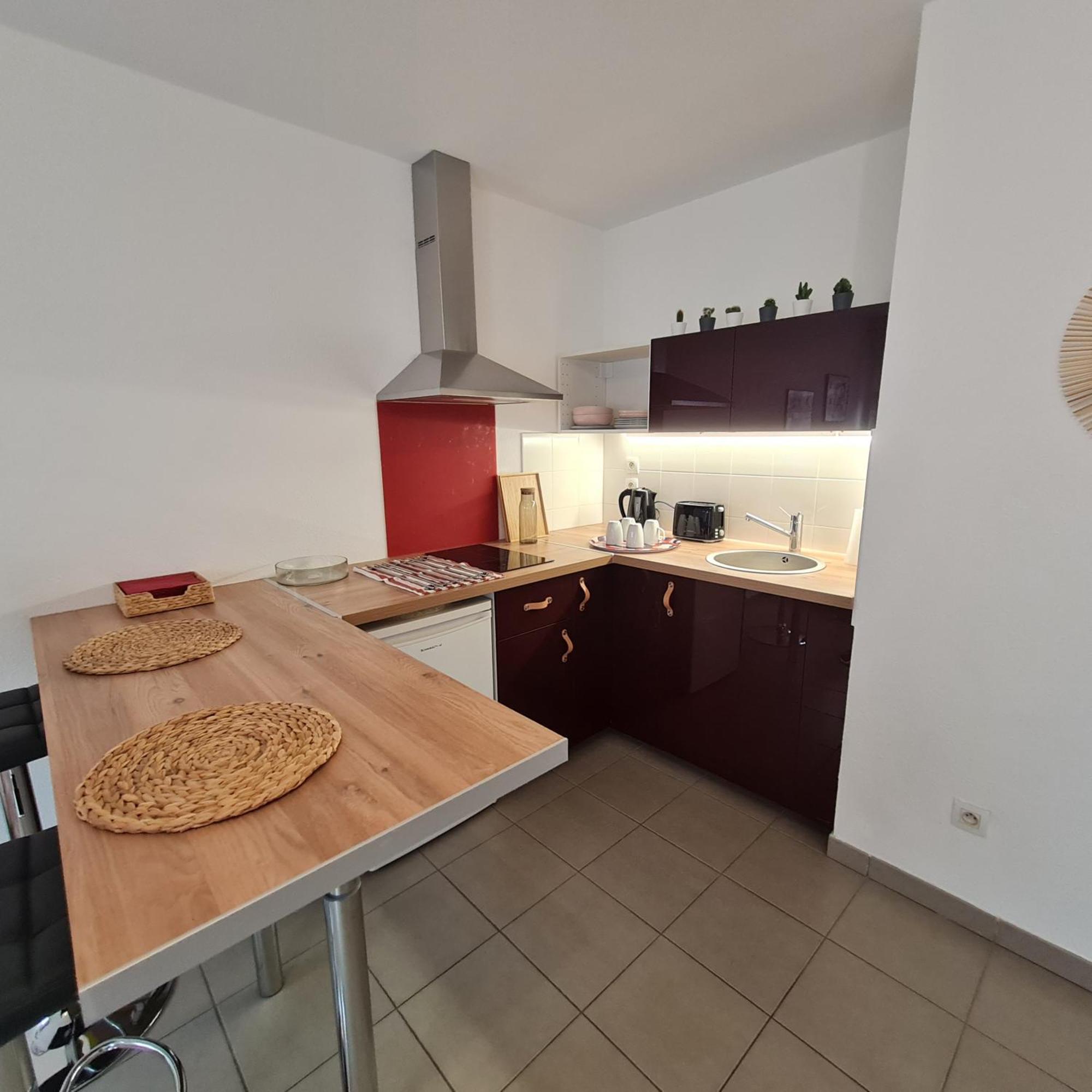 Beau Studio Tout Confort Au Calme Avec Parking . Leilighet Villeurbanne Eksteriør bilde